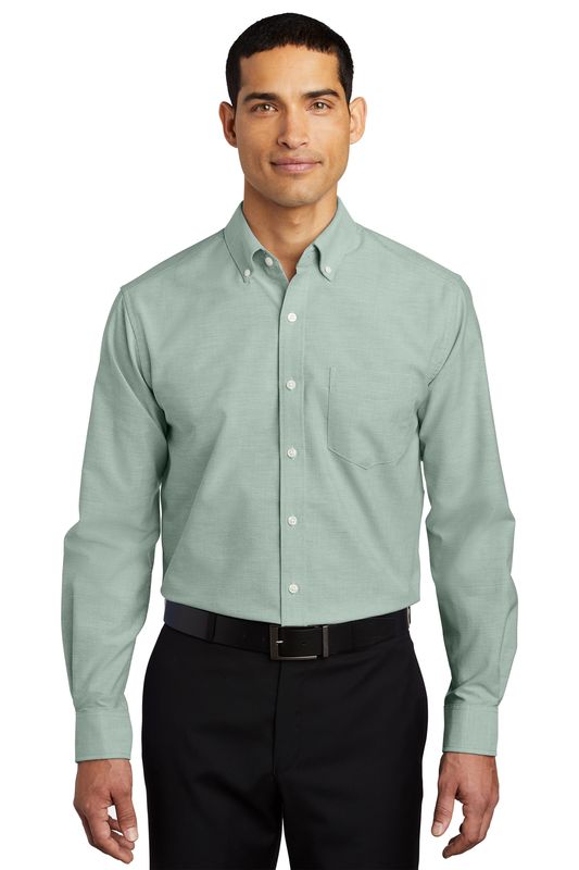 S658 Long Sleeve Port Authority® SuperPro™ Oxford Shirt
