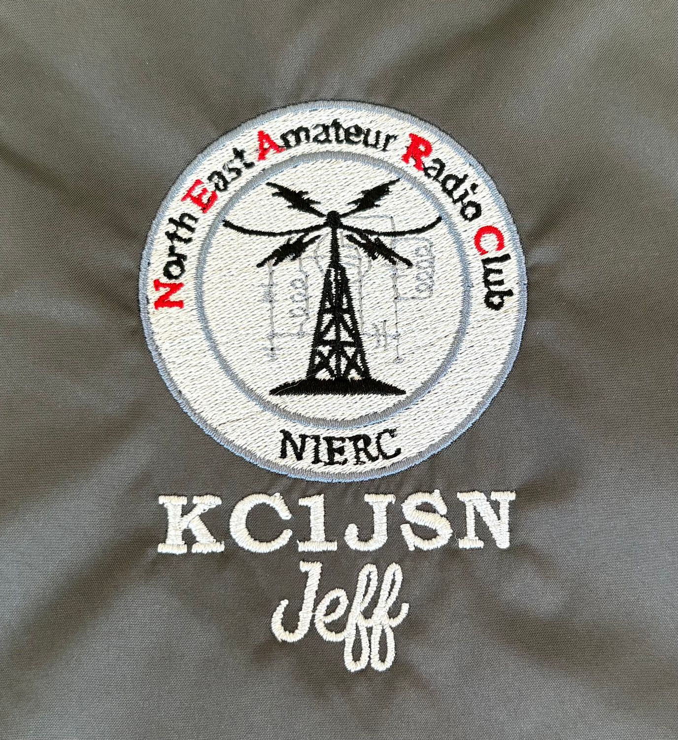 C1 NORTH EAST AMATEUR RADIO CLUB WITH NAME/CALL