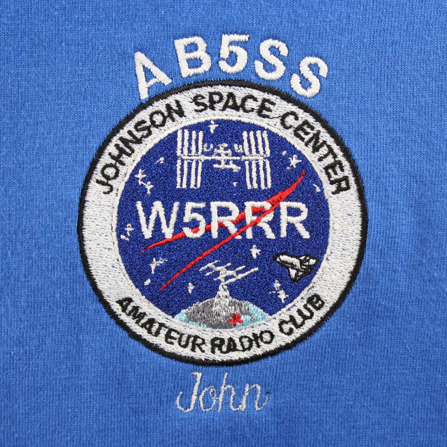 C1 JOHNSON SPACE CENTER ARC WITH NAME/CALL CHEST