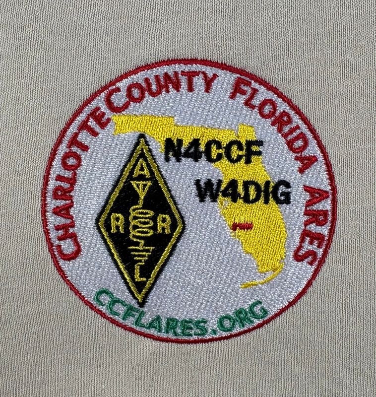CHARLOTTE COUNTY FLORIDA ARES (CCFLARES) POLO STYLE SHIRT FOR MEN AND WOMEN - CODE REQUIRED TO ORDER