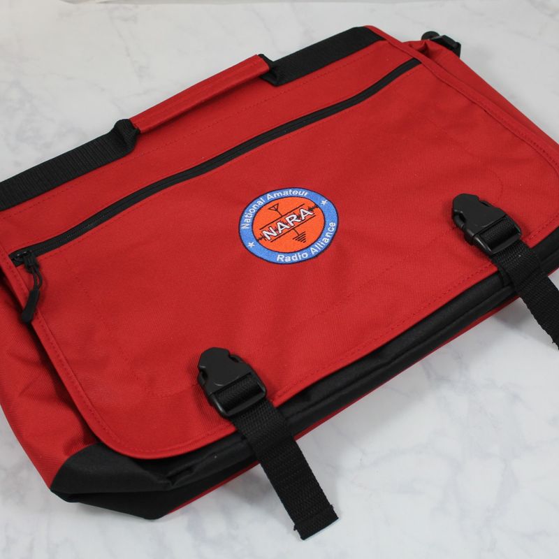 NATIONAL AMATEUR RADIO ALLIANCE (NARA) BG304 MESSENGER BAG/BRIEFCASE