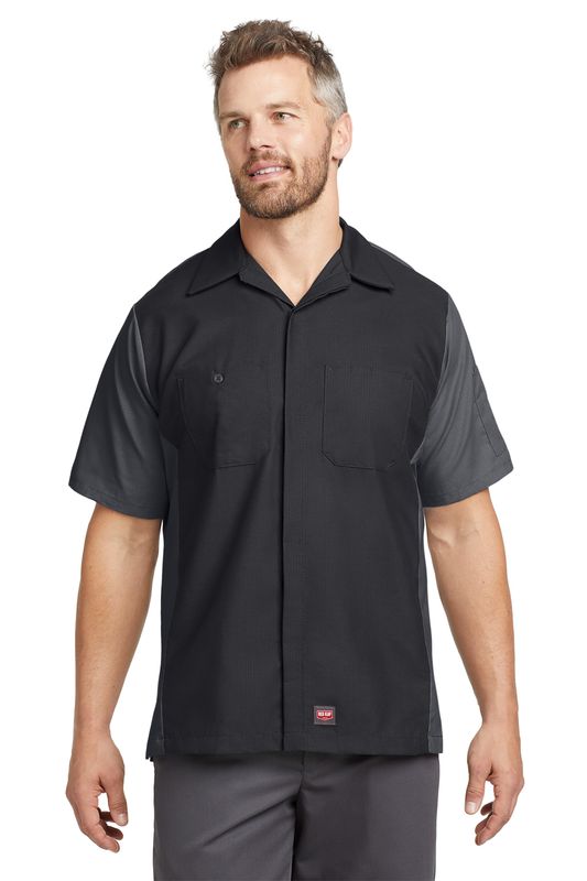 SY20  Red Kap® Short Sleeve Ripstop Crew Shirt