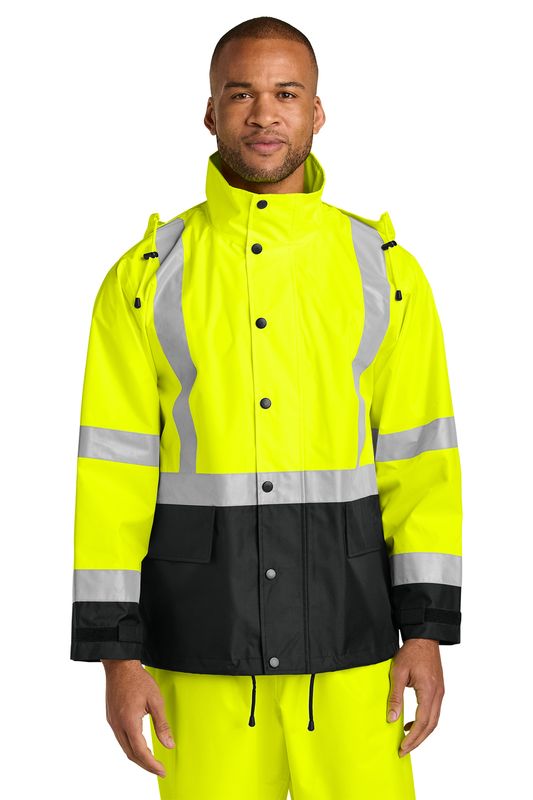 CSJ504 CornerStone® ANSI 107 Class 3 Rain Jacket