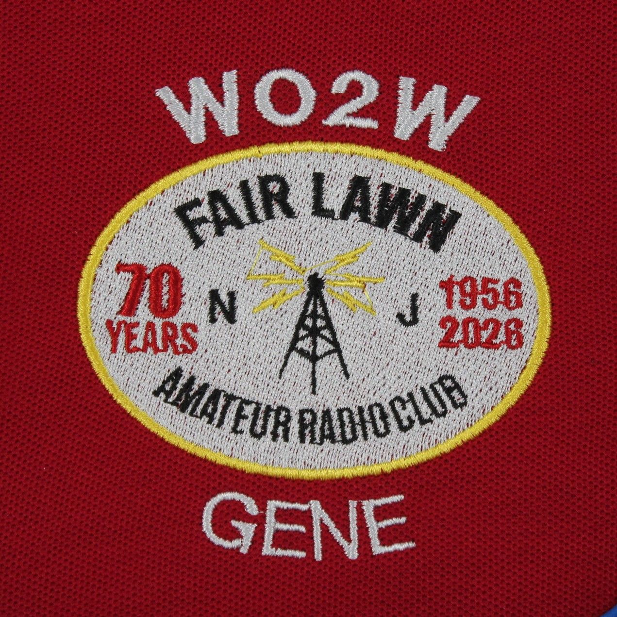 C1 FAIR LAWN ARC 70 YEAR WITH NAME AND CALL CHEST