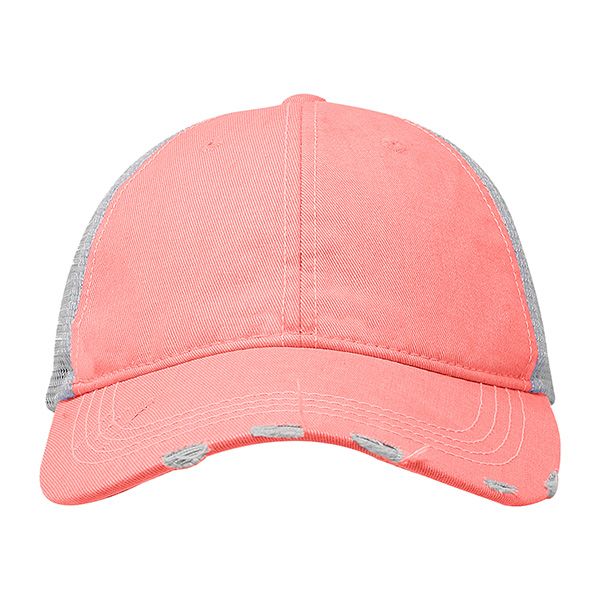 CROSS BAND CAMPERS ARG #PT-M Ponytail Distressed Cotton Soft Mesh Back - CODE REQUIRED TO ORDER