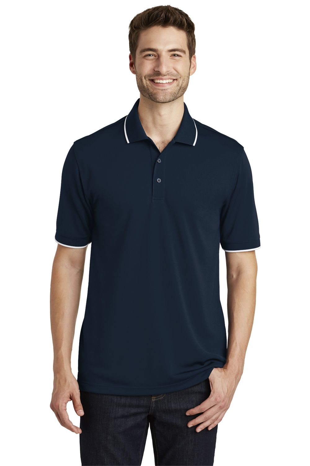 DELTA ARC (CA) K111 Dry Zone® UV Micro-Mesh Tipped Polo DELTA ARC (CA) K111 Dry Zone® UV Micro-Mesh Tipped Polo