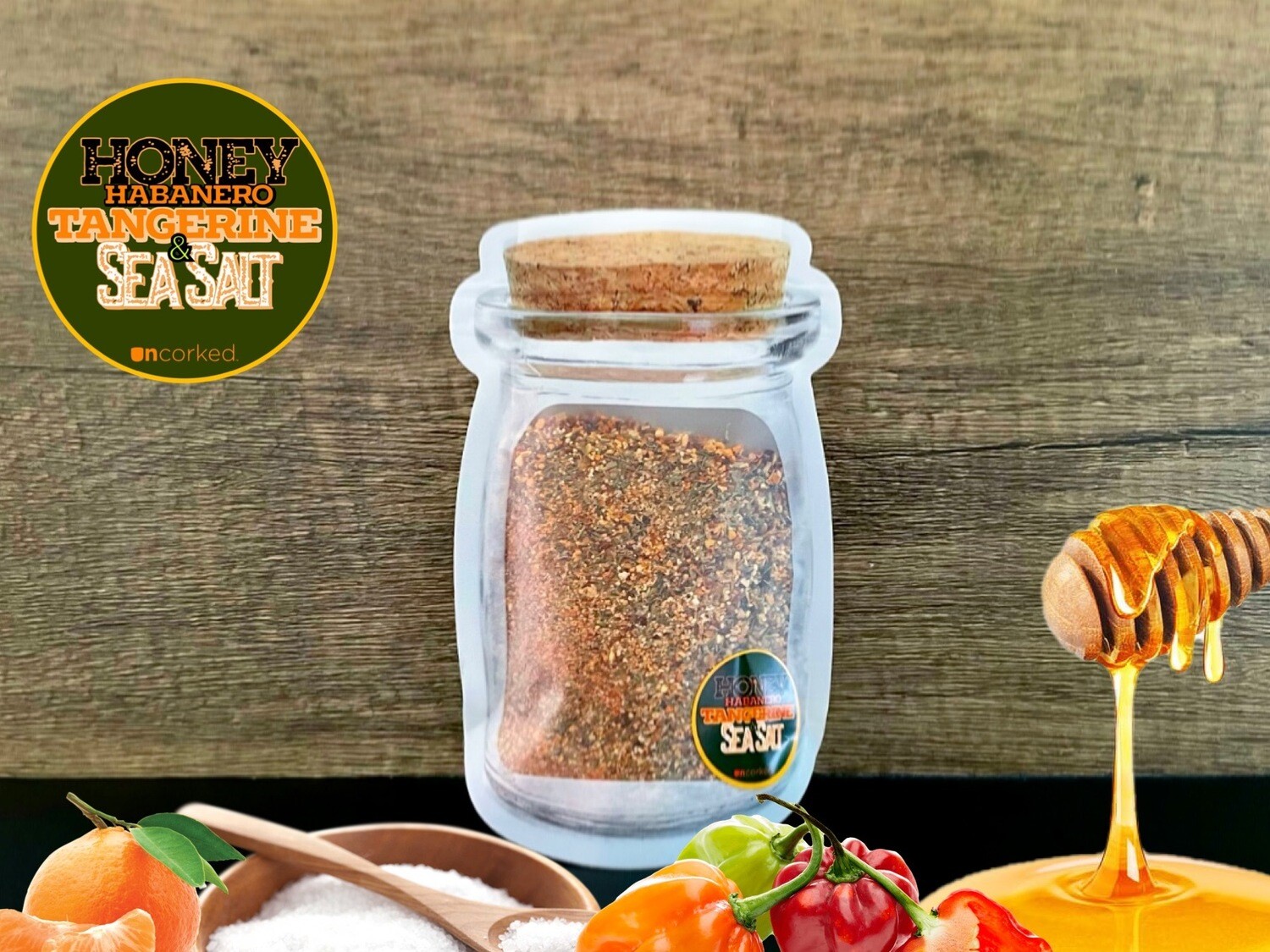 Honey Habanero Tangerine &amp; Sea Salt 
(6 ounces)