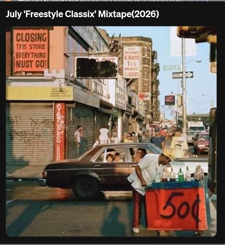 July 'FREESTYLE CLASSICS' Mixtape(2026)