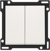 Niko afwerkingsset dubbele toets, kleur original white