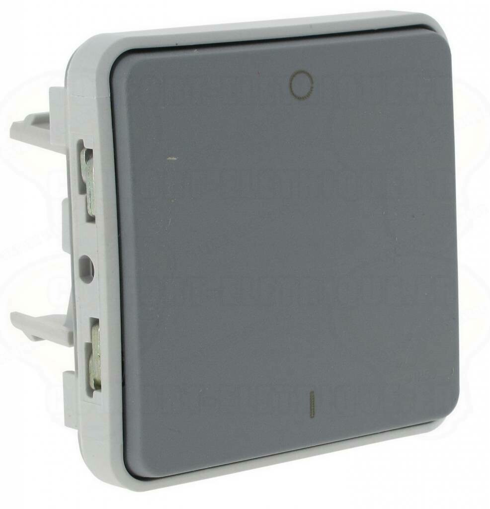 Legrand - Plexo tweepolig 10a 250v samenstelbaar grijs
