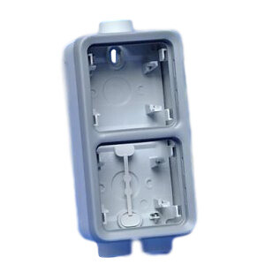 Legrand - Plexo opbouwdoos 2 mech.v 3 ingangen m20 grijs
