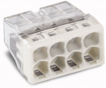 WAGO - 8 x 0,5-2,5mm² Transparant Grijs (50 stuks)
