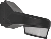 Bewegingsmelder, 230 V, 16 m, 240°, IP54, voor opbouw, zwart