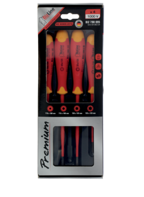 Set van 4 schroevendraaiers I-SLIM Torx® geïsoleerd 1000 V Premium