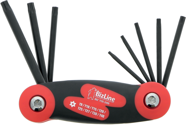 8 Torx®-sleutels in houder