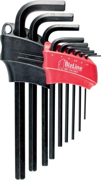 Set van 9 inbussleutels