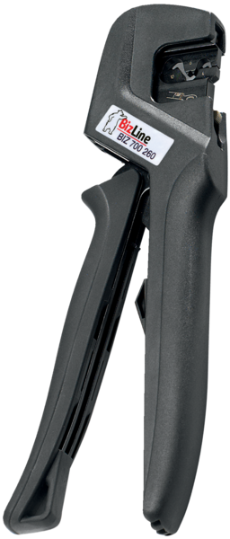Set krimptang + matrijs voor geïsoleerde hulzen van 0,25 tot 10 mm²