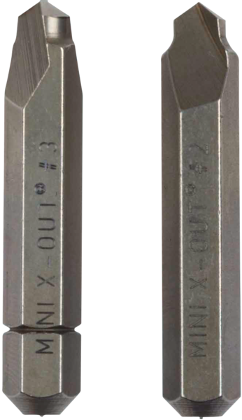 Verwijderaar voor beschadigde schroeven Ø 6-10 en Ø 12-14 mm (x 2)