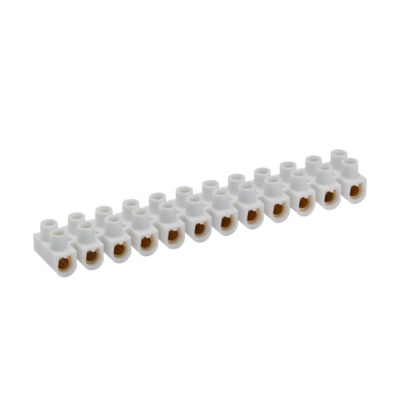 Lusterklemmen 25 mm² Wit (10 stuks)