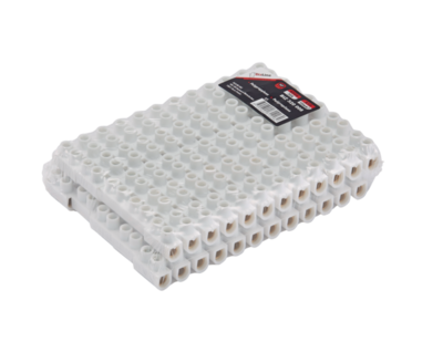 Lusterklemmen 16 mm² Wit (10 stuks)