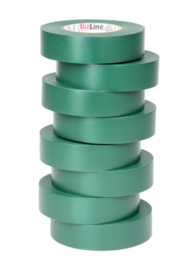 Elektrische isolatie- en aanduidingstape 19 mm x 20 m x 0.15 mm SP groen (x8)