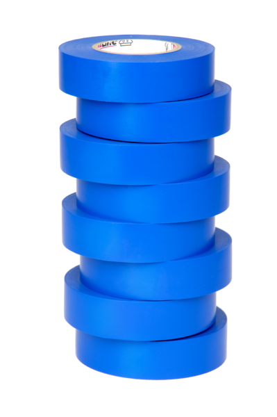 Elektrische isolatie- en aanduidingstape 19 mm x 20 m x 0.15 mm SP blauw (x8)