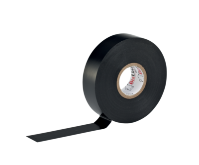 Hoogwaardige vinyltape 19 mm x 20 m x 0,18 mm zwart