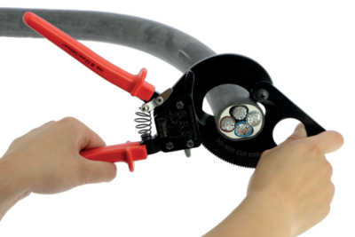 Kabeltang met ratelsysteem Ø 52 mm