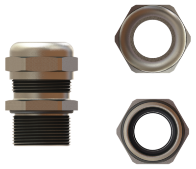 Metalen wartel schroefdraad M/ISO 40