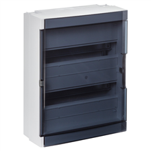 ABB Vynckier - Fix-O-Rail 150 2 rijen 36mod. doorzichtige deur