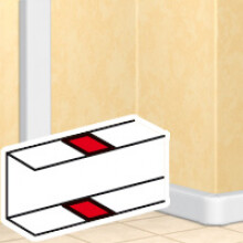 Legrand - Kabelgootafdichting - kliksyst voor DLP design 50 x 105 mm