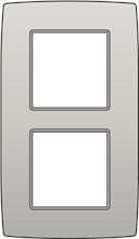Niko Tweevoudige verticale afdekplaat, kleur Original light grey