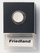 Friedland Deurbel, zwart D723