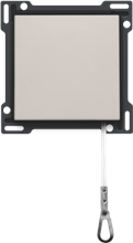 Afwerkingsset voor trekdrukknop, light grey