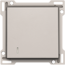 Afwerkingsset voor hotelkaartschakelaar, light grey