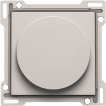Afwerkingsset 1-2-3 voor draaischakelaar voor motoren, light grey