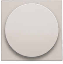 Afwerkingsset voor draaiknopdimmer of extensie, light grey