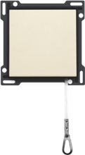 Afwerkingsset voor trekdrukknop, cream