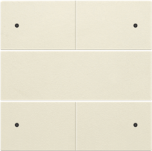 Afwerkingsset voor 4-voudige potentiaalvrije drukknop 24 V met leds, cream