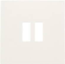 Afwerkingsset voor dubbele USB-A-lader, white