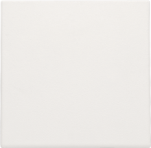 Afwerkingsset met kabeluitvoer voor blindplaat met trekontlasting, white