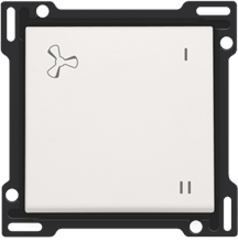 Afwerkingsset voor wisselschakelaar voor mechanische motorsturing, white (101-61106)