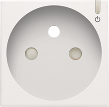 Afwerkingsset voor geconnecteerd schakelbaar stopcontact met penaarde en bedieningsknop, white (101-66630) Afwerkingsset voor geconnecteerd schakelbaar stopcontact met penaarde en bedieningsknop, white (101-66630)