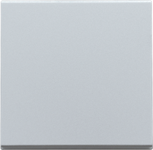 Afwerkingsset voor een enkelvoudige elektronische schakelaar of drukknop, sterling coated