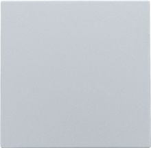 Afwerkingsset met kabeluitvoer voor blindplaat met trekontlasting, sterling coated