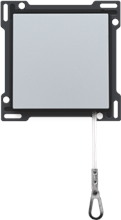 Afwerkingsset voor trekdrukknop, sterling coated