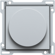 Afwerkingsset op/neer voor draaischakelaar, sterling coated