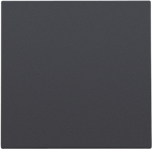 Afwerkingsset met kabeluitvoer voor blindplaat met trekontlasting, anthracite coated