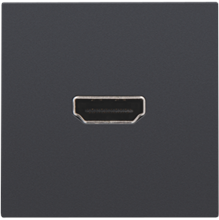 Afwerkingsset met HDMI-naar-HDMI-aansluiting, anthracite coated