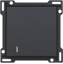 Afwerkingsset voor hotelkaartschakelaar, anthracite coated